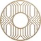 Ekena Millwork Empire Wood Fretwork Pierced Ceiling Medallion, Hickory, 24"OD x 8 3/4"ID x 1/4"T CMWP24X24X0250EPHI - alternate 1